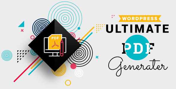دانلود قالب وردپرس WP Ultimate PDF Generator | پلاگین WP Ultimate PDF Generator