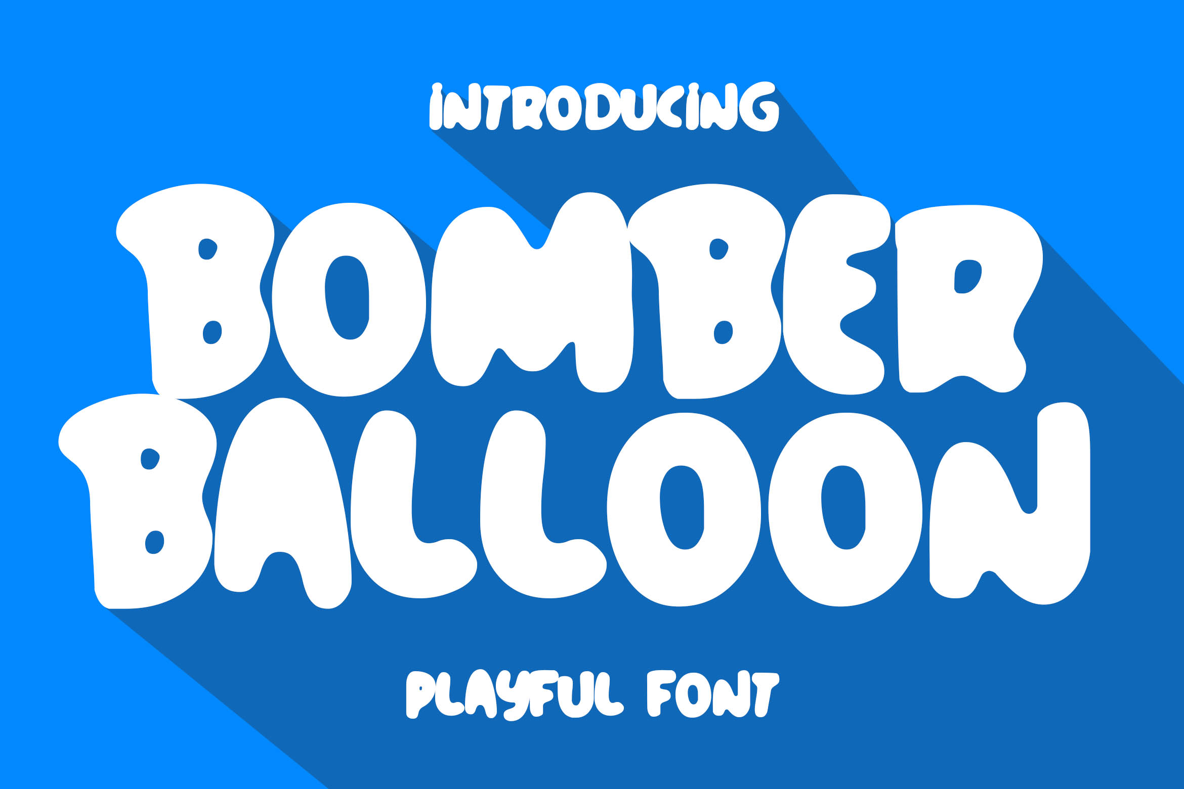 دانلود رایگان فونت پرمیوم Bomber Balloon | دانلود فونت Bomber Balloon