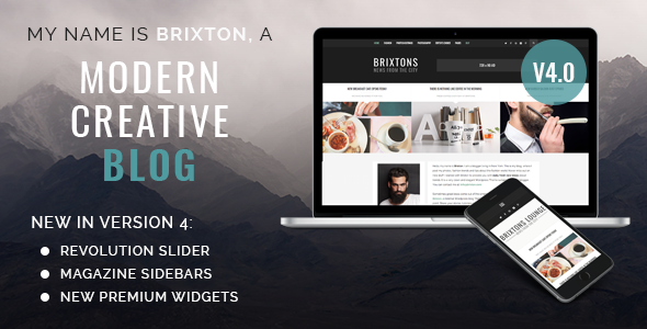 دانلود قالب وردپرس Brixton - پوسته وبلاگ وردپرس | پوسته Brixton