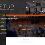 دانلود قالب وردپرس Meetup - پوسته کنفرانس و رویداد وردپرس | پوسته Meetup