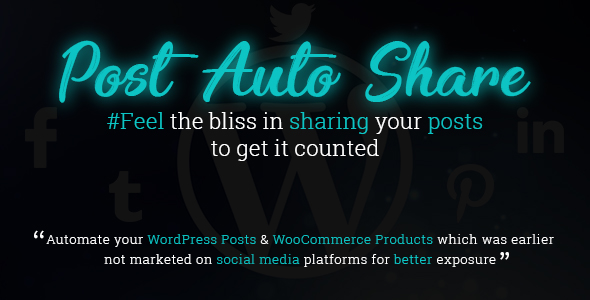دانلود افزونه وردپرس Post Auto Share - افزونه اشتراک گذاری خودکار پست وردپرس | پلاگین Post Auto Share