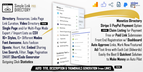 دانلود افزونه وردپرس Simple Link Directory Pro