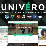دانلود قالب وردپرس Univero - پوسته آموزش و پرورش LMS وردپرس | پوسته Univero