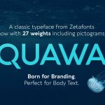 دانلود مجموعه فونت Aquawax Pro - مجموعه 27 فونت پرمیوم