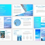 دانلود قالب پاورپوینت Blue Waves | Blue Waves - PowerPoint Template