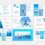 دانلود قالب پاورپوینت Blue Waves | Blue Waves - PowerPoint Template