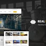 دانلود قالب وردپرس Real Factory - پوسته شرکت های ساختمانی و صنعتی وردپرس