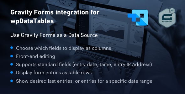 دانلود افزودنی Gravity Forms integration برای wpDataTables