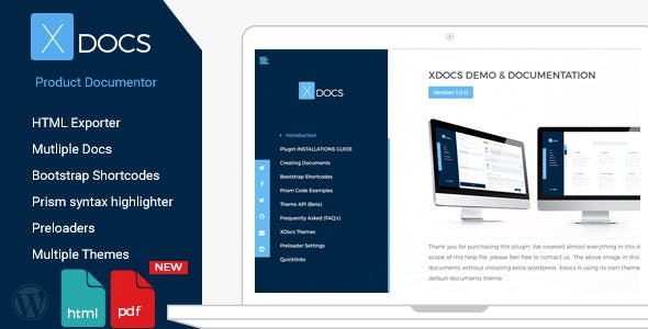 افزونه وردپرس X Docs Wordpress Product Documentation Creator