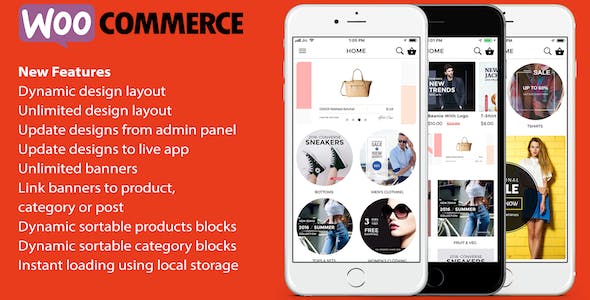 دانلود افزونه ionic 3 App برای فروشگاه ساز ووکامرس