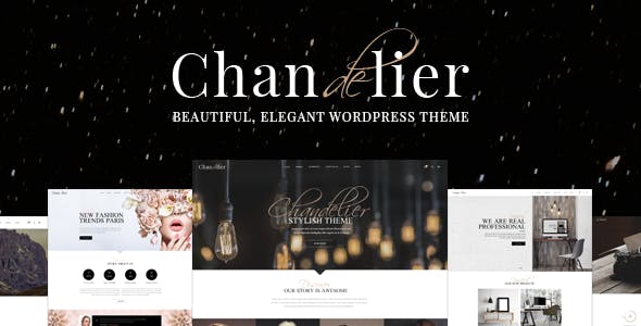 دانلود قالب وردپرس Chandelier - پوسته خلاقانه و لوکس وردپرس
