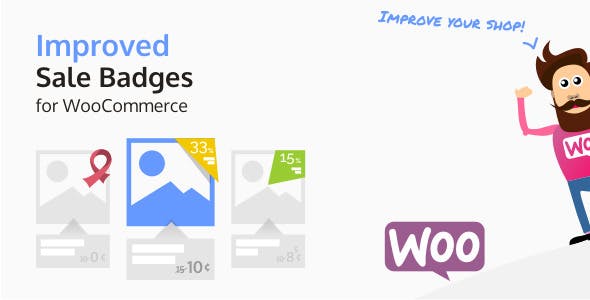 دانلود افزونه Improved Sale Badges برای ووکامرس