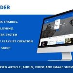 دانلود قالب وردپرس Uploader - پوسته پیشرفته اشتراک گذاری وردپرس