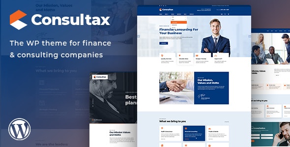 دانلود قالب وردپرس Consultax - پوسته کاری و شرکتی حرفه ای وردپرس