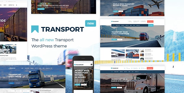 دانلود قالب وردپرس Transport - پوسته حمل و نقل راستچین وردپرس