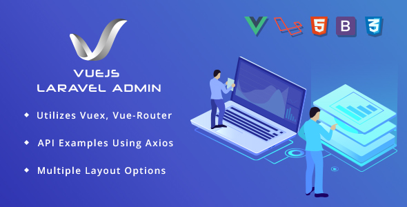 دانلود قالب مدیریت VueJS - قالب HTML داشبورد و مدیریت حرفه ای