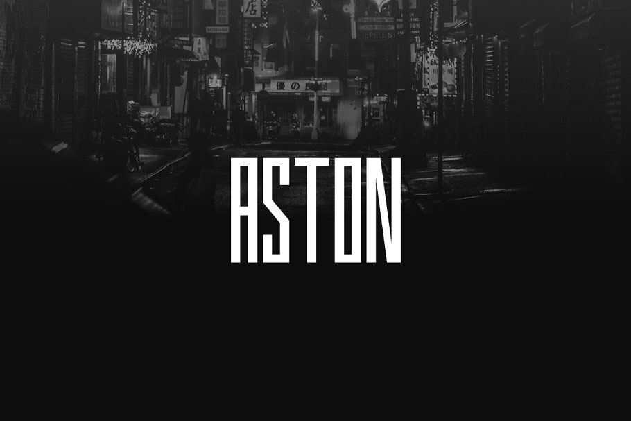 دانلود مجموعه فونت پرمیوم ASTON - به همراه وب فونت ها