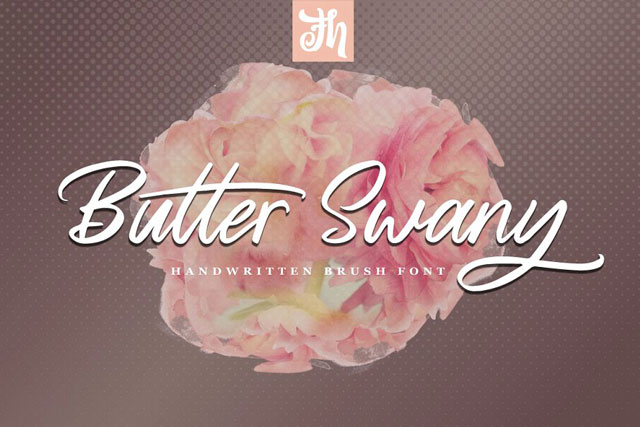 دانلود مجموعه فونت پرمیوم Butter Swany - به همراه وب فونت ها