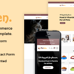 دانلود قالب سایت Marten - قالب HTML فروشگاه مواد غذایی حیوانات