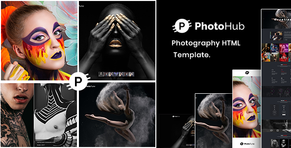 دانلود قالب سایت Photohub - قالب HTML عکاسی و فتوگرافی حرفه ای