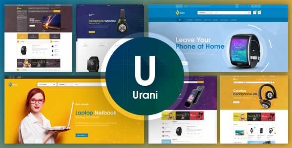 دانلود قالب پرستاشاپ Urani - قالب واکنش گرا و حرفه ای پرستاشاپ