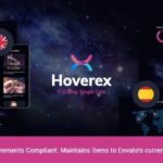 دانلود قالب NFT و ارز دیجیتال وردپرس Hoverex
