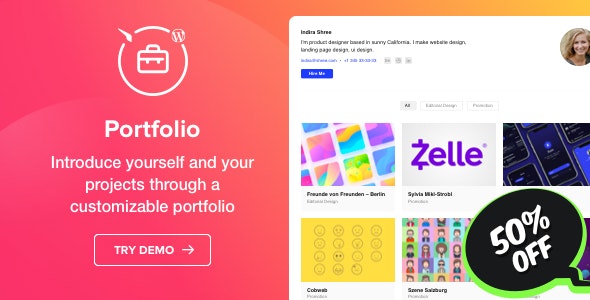 دانلود افزونه وردپرس Portfolio Gallery - نمایش نمونه کار و گالری پیشرفته وردپرس