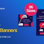 دانلود بنر آماده HTML5 فروش و معرفی محصول C70 - به همراه فایل PSD