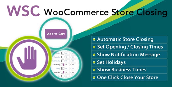 دانلود افزونه ووکامرس Woocommerce Store Closing
