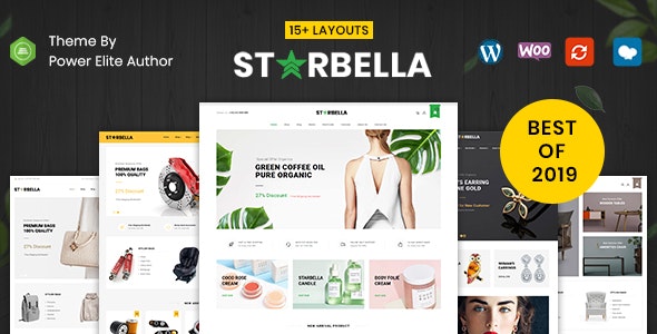 دانلود قالب وردپرس StarBella - پوسته فروشگاه حرفه ای و چند منظوره ووکامرس
