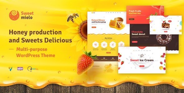 دانلود قالب وردپرس SweetMielo - پوسته واکنش گرا و مدرن وردپرس