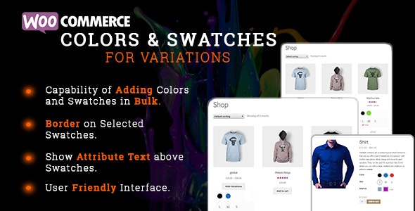 دانلود افزونه WooCommerce Colors and Swatches for Variations