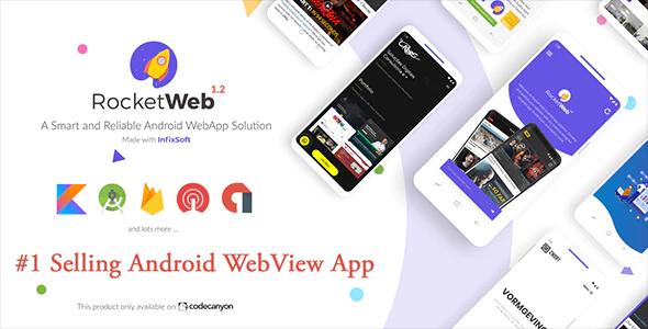 RocketWeb Configurable Android WebView App Template