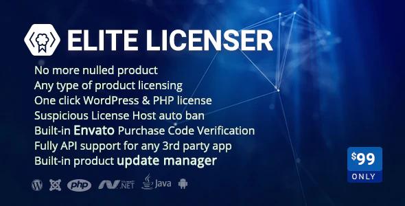 دانلود افزونه وردپرس Elite Licenser - افزونه مدیریت لایسنس محصول وردپرس