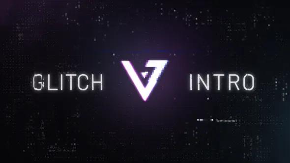 دانلود پروژه افتر افکت Glitch Logo Reveal - پروژه افترافکت لوگو گلیچ حرفه ای