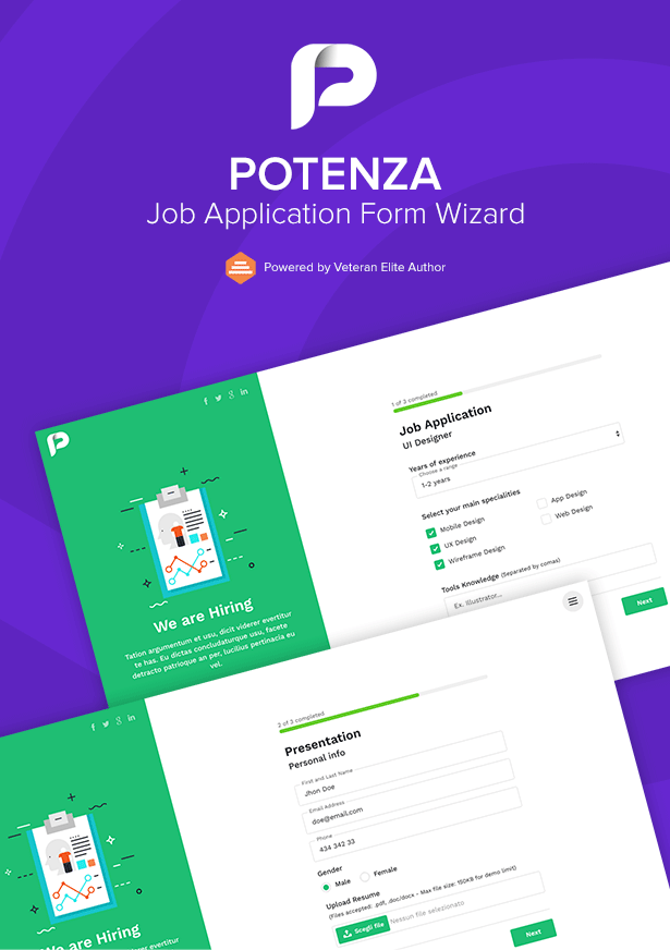 دانلود قالب Potenza