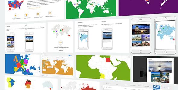 دانلود افزونه وردپرس Super Interactive Maps - نسخه پرو و حرفه ای