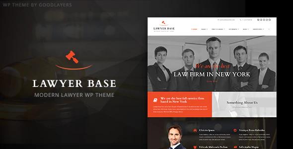 دانلود قالب وردپرس Lawyer Base - پوسته وکالت حرفه ای وردپرس