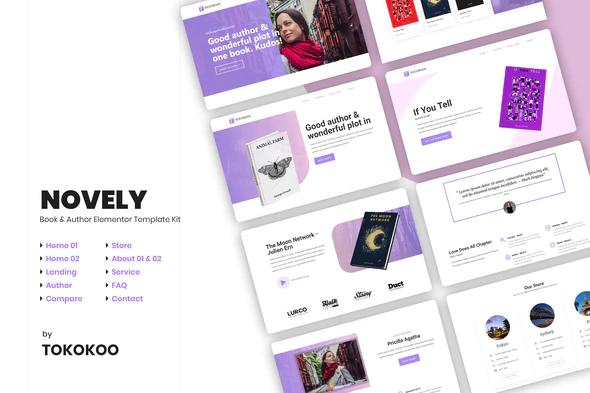 دانلود قالب المنتور Novely - پوسته کتاب فروشی و کتابخانه آنلاین وردپرس
