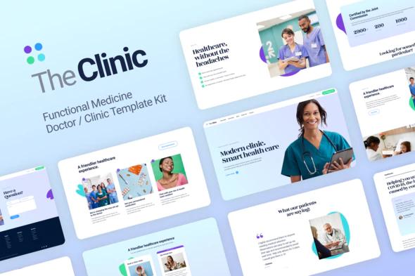 دانلود قالب المنتور The Clinic - پوسته بیمارستان و درمانگاه وردپرس
