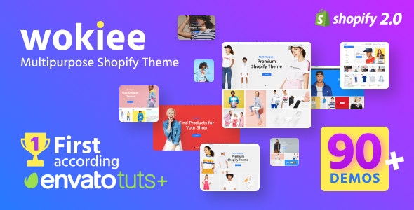 قالب شاپیفای WOKIEE - ابزار قدرتمند طراحی فروشگاه آنلاین