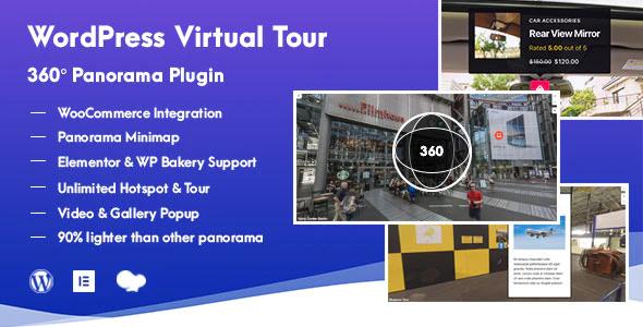 دانلود افزونه وردپرس WordPress Virtual Tour 360 Panorama