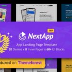 دانلود قالب صفحه فرود چند منظوره وردپرس Nextapp