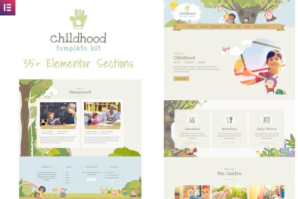 دانلود قالب المنتور Childhood - پوسته مهدکودک حرفه ای وردپرس