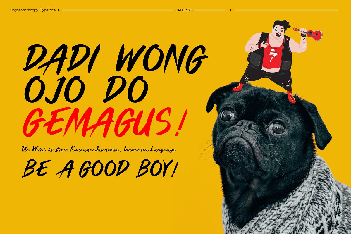 دانلود مجموعه فونت Gemagus Typeface