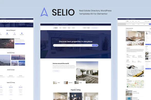 دانلود قالب المنتور Selio - پوسته دایرکتوری مشاورین املاک وردپرس