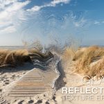 دانلود فایل لایه باز Reflective Texture Effect Mockup