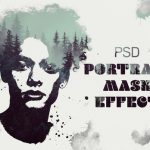 دانلود فایل لایه باز Stamp Portrait Double Exposure Mockup