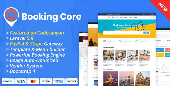 دانلود اسکریپت Booking Core - سیستم رزرواسیون پیشرفته و حرفه ای