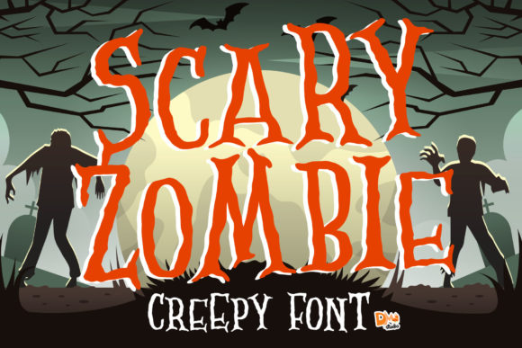 دانلود فونت انگلیسی و پرمیوم Scary Zombie